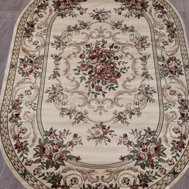 Ковер D057 - CREAM - Овал COLIZEY