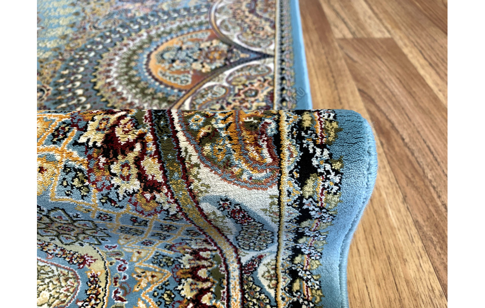 Ковер турецкий Абришим 3843 Mavi прямоугольный