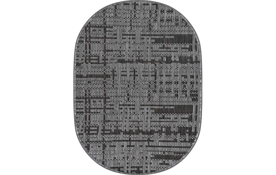 Безворсовый ковер SZ5196A2O OVAL 32 Циновка Тпе