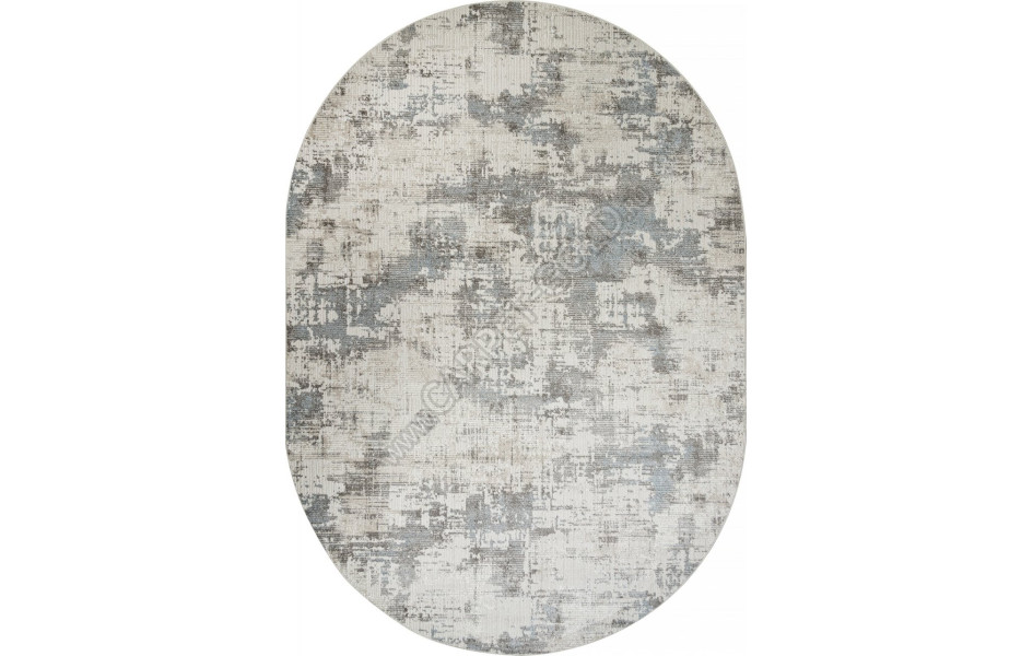 Ковер F230 - BEIGE-BLUE - Овал - коллекция NATUREL